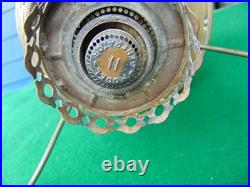Vintage ALADDIN Fancy Brass Model 8 Oil Lamp Base with Model 11 Burner VGC