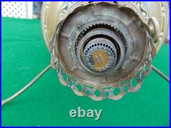 Vintage ALADDIN Fancy Brass Model 8 Oil Lamp Base with Model 11 Burner VGC