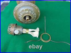 Vintage ALADDIN Fancy Brass Model 8 Oil Lamp Base with Model 11 Burner VGC