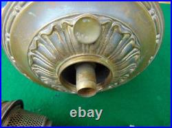 Vintage ALADDIN Fancy Brass Model 8 Oil Lamp Base with Model 11 Burner VGC