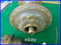 Vintage ALADDIN Fancy Brass Model 8 Oil Lamp Base with Model 11 Burner VGC