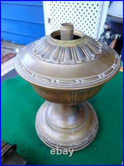 Vintage ALADDIN Fancy Brass Model 8 Oil Lamp Base with Model 11 Burner VGC