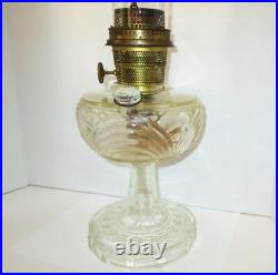Vintage ALADDIN Glass Washington Drape Oil-Kerosene Lamp B-53 Model-B Burner