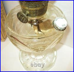 Vintage ALADDIN Glass Washington Drape Oil-Kerosene Lamp B-53 Model-B Burner