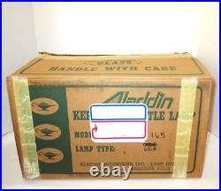 Vintage ALADDIN Glass Washington Drape Oil-Kerosene Lamp B-53 Model-B Burner