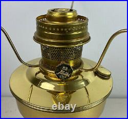 Vintage ALADDIN KEROSENE OIL LAMP MODEL 23 brass