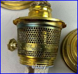 Vintage ALADDIN KEROSENE OIL LAMP MODEL 23 brass