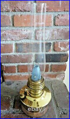 Vintage ALADDIN Kerosene Oil Table Lamp Model No. 23 Original Base Chimney nice