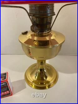 Vintage ALADDIN Model 23 Brass Kerosene Oil Lamp