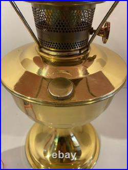 Vintage ALADDIN Model 23 Brass Kerosene Oil Lamp