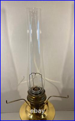Vintage ALADDIN Model 23 Brass Kerosene Oil Lamp