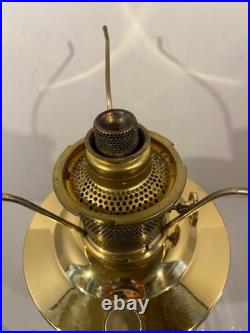 Vintage ALADDIN Model 23 Brass Kerosene Oil Lamp