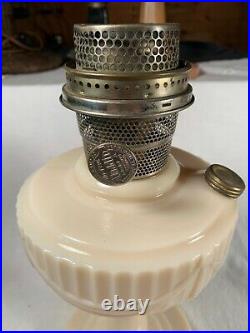 Vintage ALADDIN Model B Alacite Lincoln Drape Kerosene Oil Lamp Table Lamp c1940