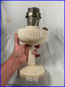 Vintage ALADDIN Model B Alacite Lincoln Drape Kerosene Oil Lamp Table Lamp c1940
