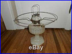Vintage ALADDIN Moonstone Corinthian Kerosene Lamp