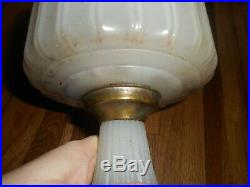 Vintage ALADDIN Moonstone Corinthian Kerosene Lamp