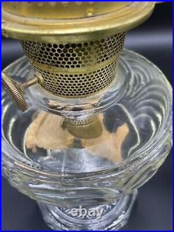 Vintage ALADDIN Nu-Type Model B ALACITE Kerosene Oil Lamp Marked A On Base