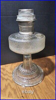 Vintage Aladdin 104 Clear Colonial Oil Lamp 1933 Model B Classic Antique