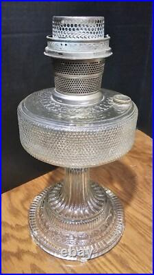 Vintage Aladdin 104 Clear Colonial Oil Lamp 1933 Model B Classic Antique