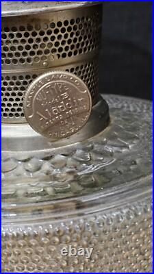 Vintage Aladdin 104 Clear Colonial Oil Lamp 1933 Model B Classic Antique