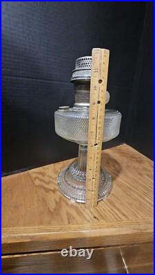Vintage Aladdin 104 Clear Colonial Oil Lamp 1933 Model B Classic Antique