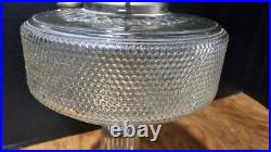 Vintage Aladdin 104 Clear Colonial Oil Lamp 1933 Model B Classic Antique
