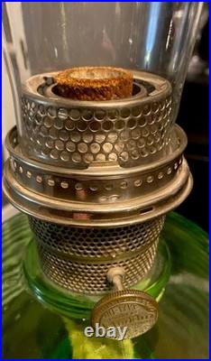 Vintage Aladdin 1937/38 B-81 Green Beehive Lantern With Nu-Type B Nickel Burner