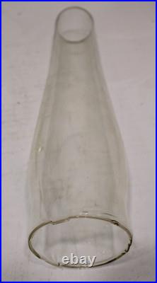 Vintage Aladdin 23 Brass Oil Lamp with YellowithOrange Shade and Chimney