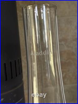 Vintage Aladdin 23 Kerosene Oil Lamp Daisies Wheat Milk Glass Floral White