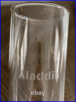 Vintage Aladdin 23 Kerosene Oil Lamp Daisies & Wheat Milk Glass WithChimney 1970's