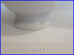 Vintage Aladdin 23 Kerosene Oil Lamp Daisies & Wheat Milk Glass WithChimney 1970's