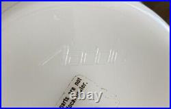 Vintage Aladdin 23 Kerosene Oil Lamp Daisies & Wheat Milk Glass WithChimney 1970's