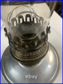 Vintage Aladdin #23 Railroad Caboos Lamp-Aluminum Lantern with Chimney & Bracket