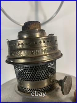 Vintage Aladdin #23 Railroad Caboos Lamp-Aluminum Lantern with Chimney & Bracket