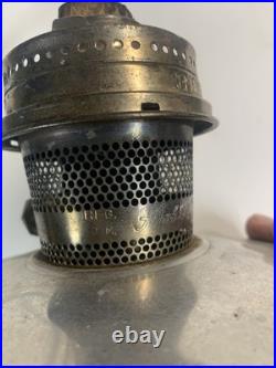 Vintage Aladdin #23 Railroad Caboos Lamp-Aluminum Lantern with Chimney & Bracket