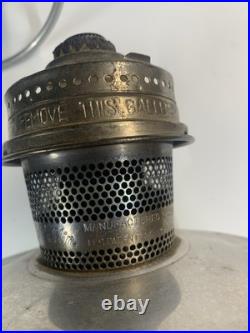 Vintage Aladdin #23 Railroad Caboos Lamp-Aluminum Lantern with Chimney & Bracket