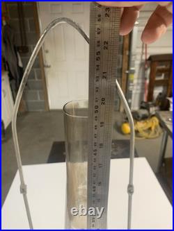 Vintage Aladdin #23 Railroad Caboos Lamp-Aluminum Lantern with Chimney & Bracket