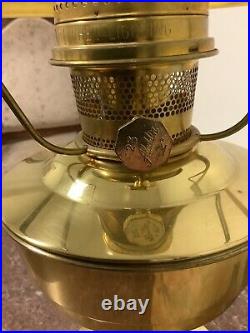 Vintage Aladdin 23 kerosene oil lamp with original shade