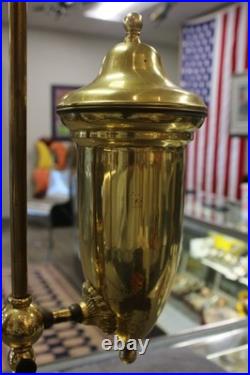 Vintage Aladdin 75th Anniversary 1983 Model 4 Student Milk Glass Shade Lamp