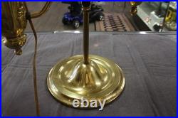 Vintage Aladdin 75th Anniversary 1983 Model 4 Student Milk Glass Shade Lamp