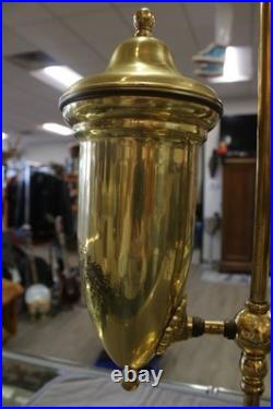 Vintage Aladdin 75th Anniversary 1983 Model 4 Student Milk Glass Shade Lamp