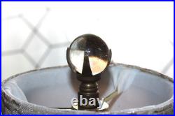 Vintage Aladdin Alacite Electric Lamp with Internal Light & Metal Base