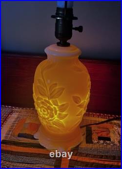 Vintage Aladdin Alacite Glass Lamp Pattern No. G-255