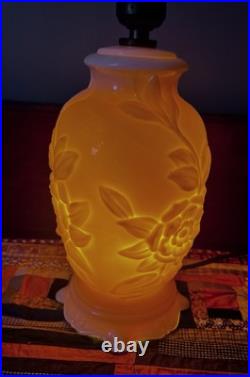 Vintage Aladdin Alacite Glass Lamp Pattern No. G-255