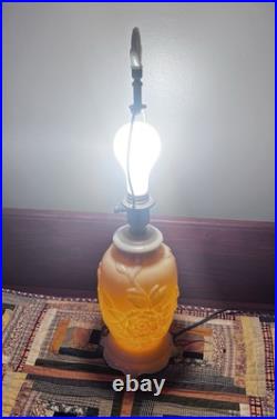 Vintage Aladdin Alacite Glass Lamp Pattern No. G-255