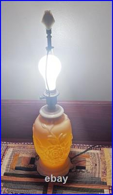 Vintage Aladdin Alacite Glass Lamp Pattern No. G-255