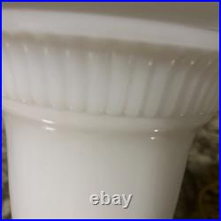 Vintage Aladdin Alacite Glass Urn Lamp 1940s Electric Lamp