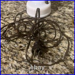 Vintage Aladdin Alacite Glass Urn Lamp 1940s Electric Lamp