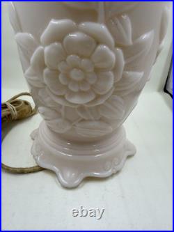 Vintage Aladdin Alacite Milky Table Lamp Excellent Condition