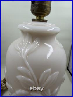 Vintage Aladdin Alacite Milky Table Lamp Excellent Condition